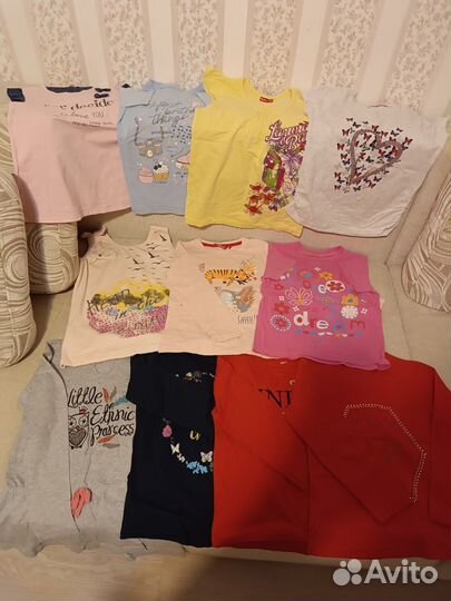 Вещи пакетом на девочку 122-128