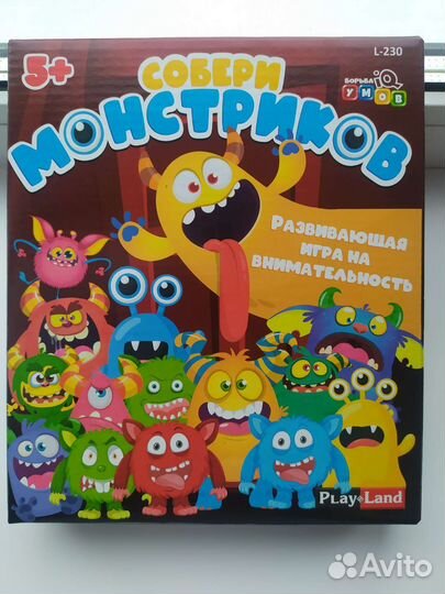 Настольная игра Собери монстриков