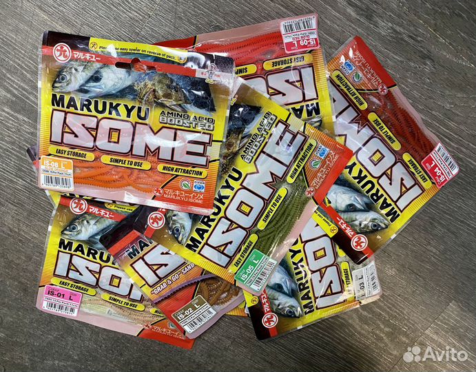 Силиконовая приманка Marukyu Isome имитация нереис