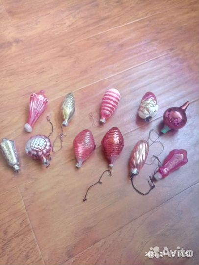 Елочные игрушки времен СССР