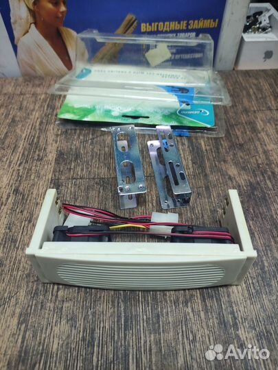 Радиатор для вк и памяти. салазки в отсек 3,5