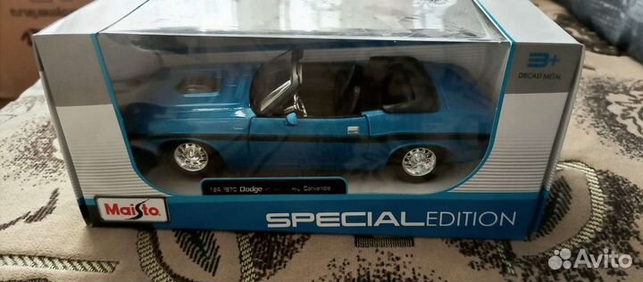 Dodge Сhallenger 1970 Convertible Maisto 1:24
