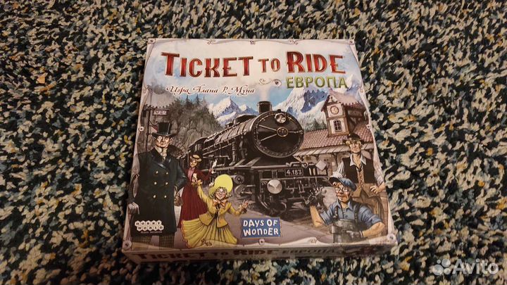 Билет на поезд Европа (настольная игра)