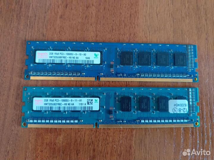 Оперативная память ddr3 2x2gb