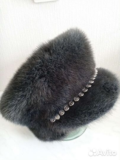 Шапка норковая женская