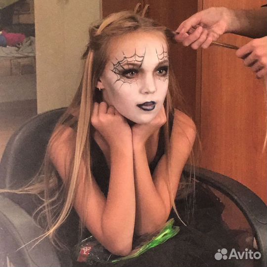 Грим на хэллоуин