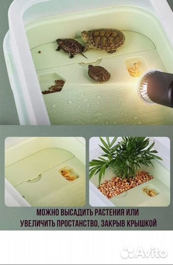 Аквариум террариум для черепах