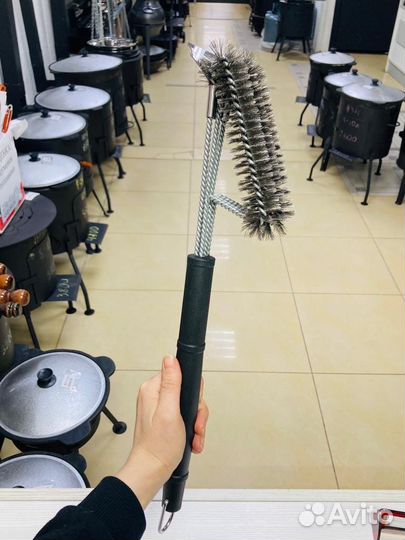 Щетка для чистки гриль многофункциональная