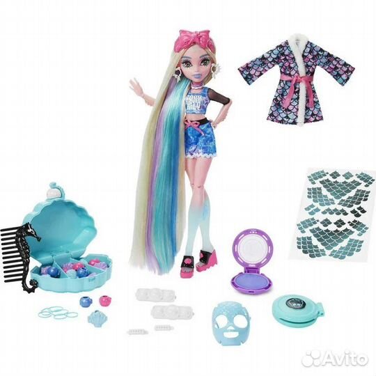 Кукла Монстер Хай Monster High Blue Spa Set