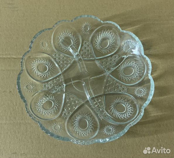 Хрусталь СССР. Ваза, салатники, менажница