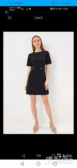 Платье чёрное фирмы zarina. размер 46