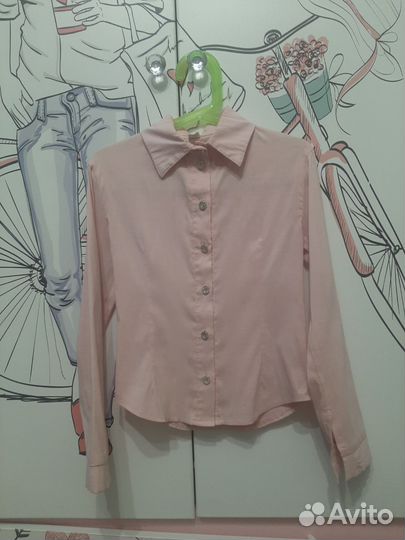 Рубашка для девочки в школу