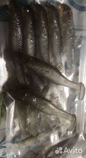 Силиконовые приманки для рыбалки «Пескарь»