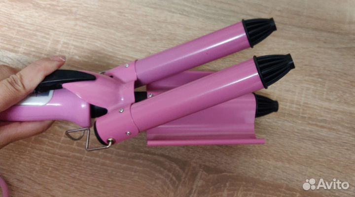 Тройная плойка для завивки