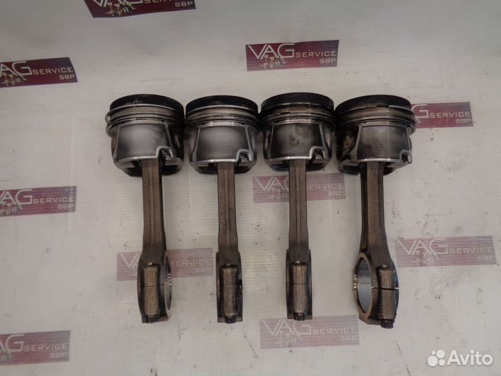 Поршень шатун 2.0 TDI VAG VW CFC cfca