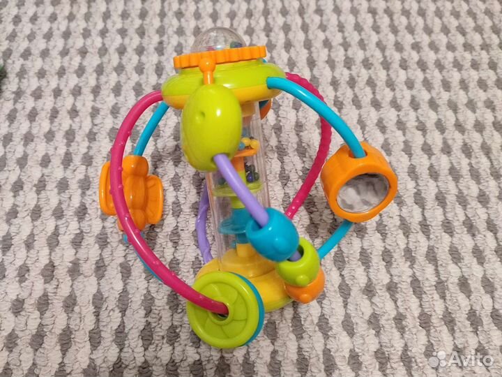 Игрушки до 1 года пакетом. Бизиборд погремушки