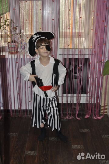 Костюм пирата рост 100-128