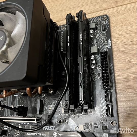 Компоект b450 ryzen 7 2700 16gb ddr4