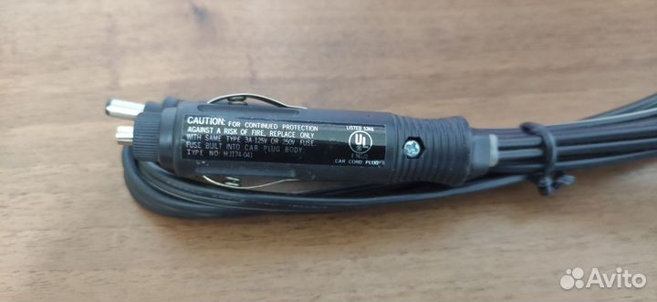 Кабель питания в прикуриватель 12 В