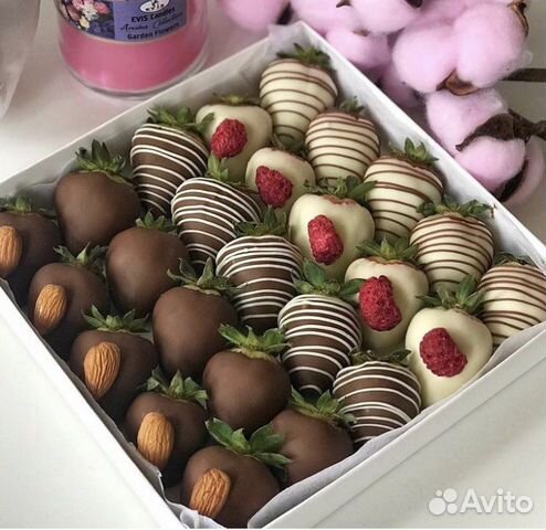 Клубника в шоколаде (набор мз 25 шт)