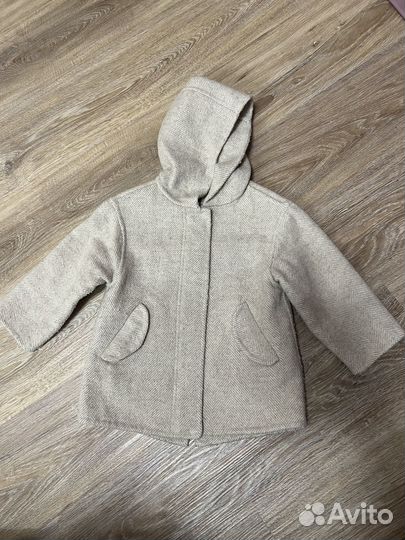 Пальто для девочки zara 104