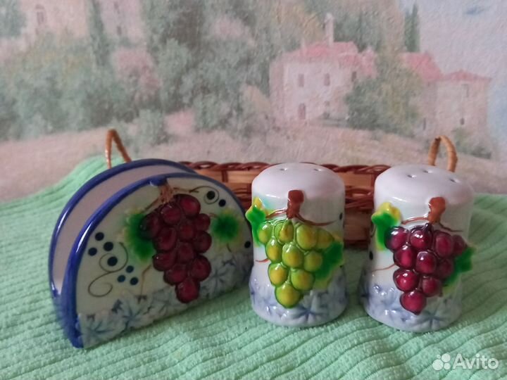 Набор для специй подарочный керамика