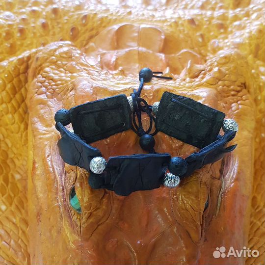 Браслет из кожи ' Сиамского 