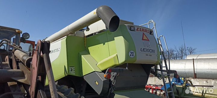 Комбайн Claas Lexion, 2007