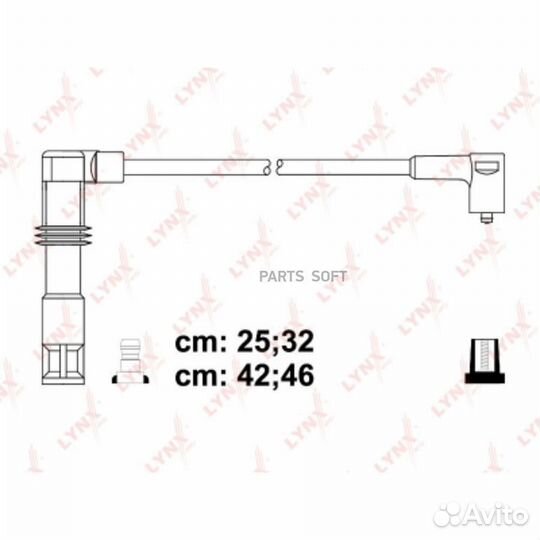 Lynxauto SPE8028 Комплект высоковольтных проводов