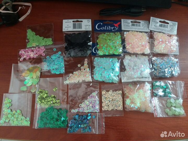 Паетки для рукоделия украшение вышивание