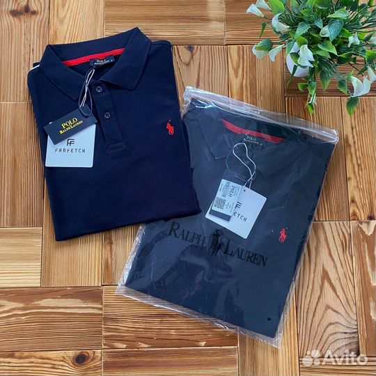 Поло Polo ralph lauren синее