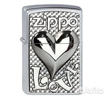 Зажигалка Zippo 207 Love Heart Emblem Оригинал