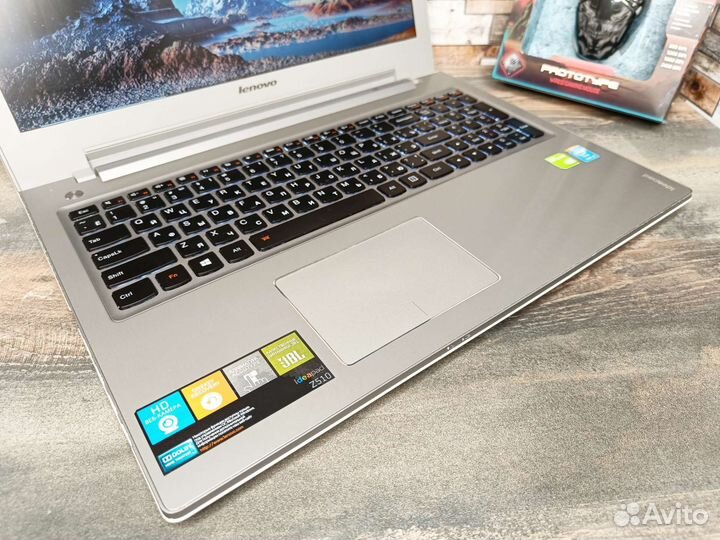 Игровой ноутбук Lenovo Z510 на i3-4000m/ GT 740m