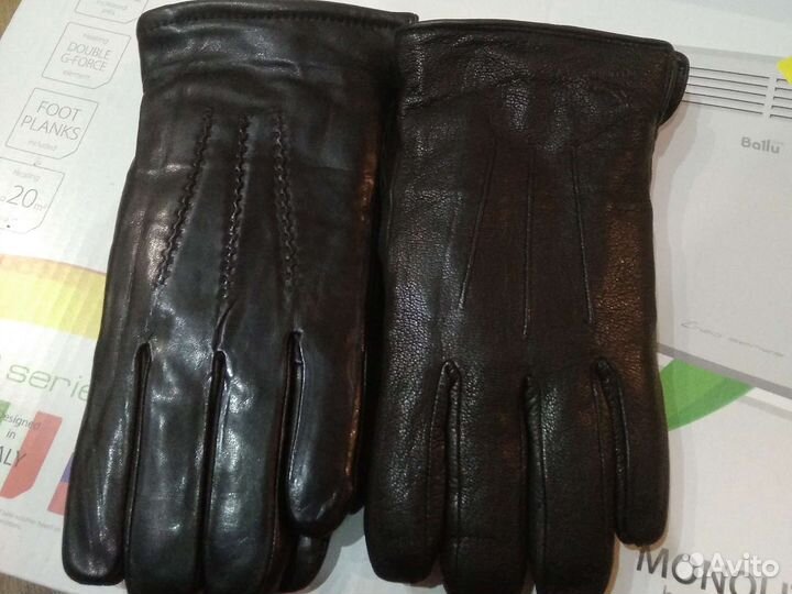 Мужские кожаные перчатки