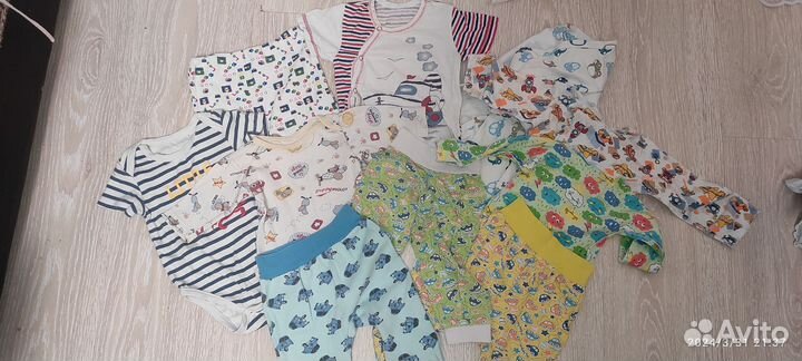 Детские вещи на мальчика от 0 до 6 м