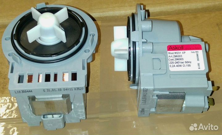 Насос для стиральной машины новый