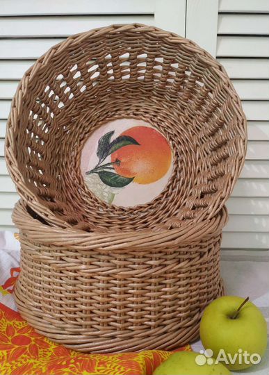 Корзина плетёная