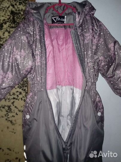 Комбинезон зимний на девочку 92