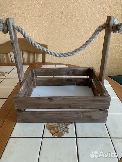 Ящик деревянный подарочный для декора