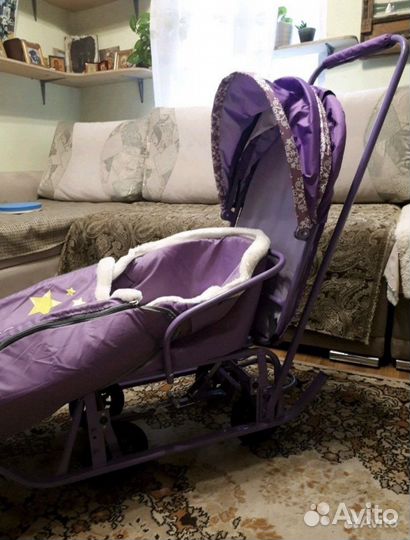 Санки коляска nika