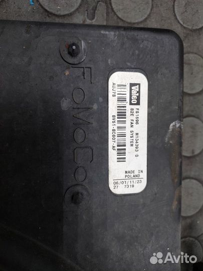 Вентилятор радиатора Ford Fiesta, 2011