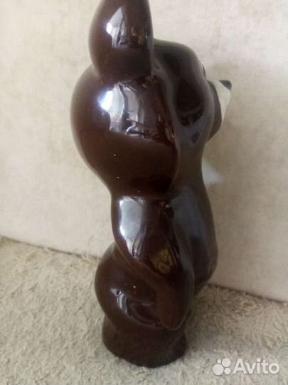 Мишка Олимпийский статуэтка фарфоровая