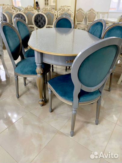 Стол и 6 стульев