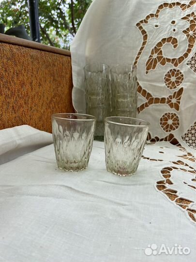 Стеклянные рюмки СССР, 10 шт