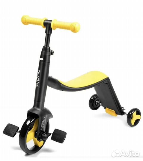 Велосипед, беговел, самокат 3в1