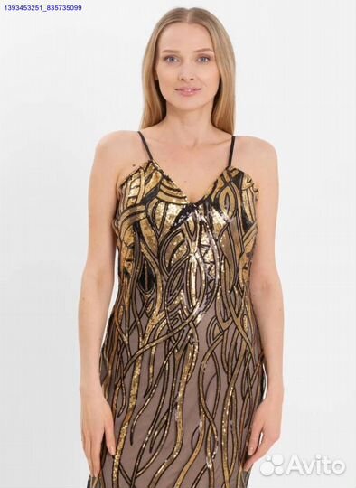 Новогоднее платье с пайетками (Арт.77297)