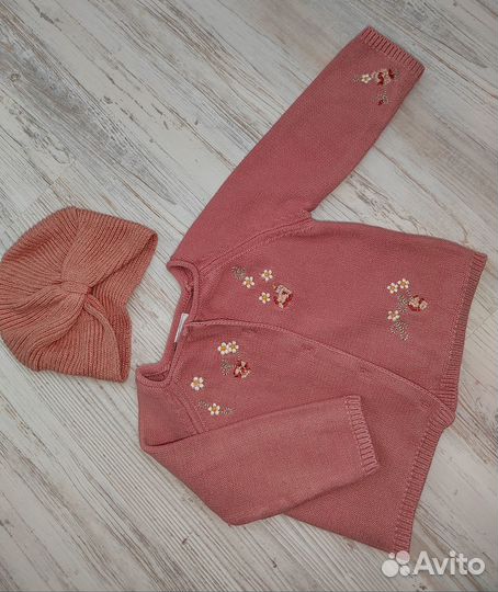 Комплект Next кофта с вышивкой и чалма