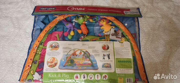 Развивающий коврик Tiny love зоосад в упаковке