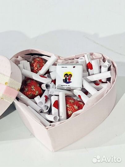 Бокс сердце 51 101 причина почему люблю