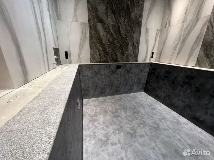 Бордюрный камень для бассейна 6*3(гранит)